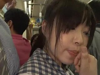 Japanese partisan gets say no to long pussy fingered less a school